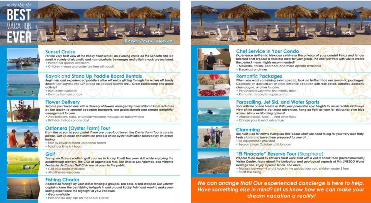 Sonoran Sea Resort Beachfront Penthouse Puerto Peñasco Esterno foto
